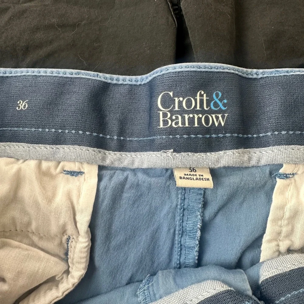 Lot of 3 Sonoma Croft & Barrow Buffalo Shorts Mens 36 Cargo Chino Outdoor